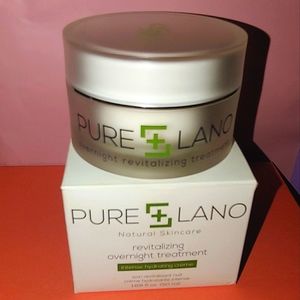 Pure Lano revitalizing overnight treatment intense hydrating creme
